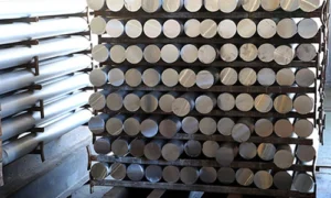 stainless steel rack of round bars